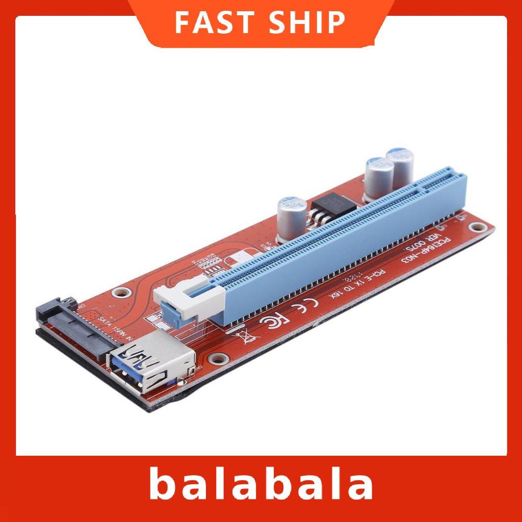 Set 6 thẻ mở rộng PCI-E Express 1x sang 16x | BigBuy360 - bigbuy360.vn