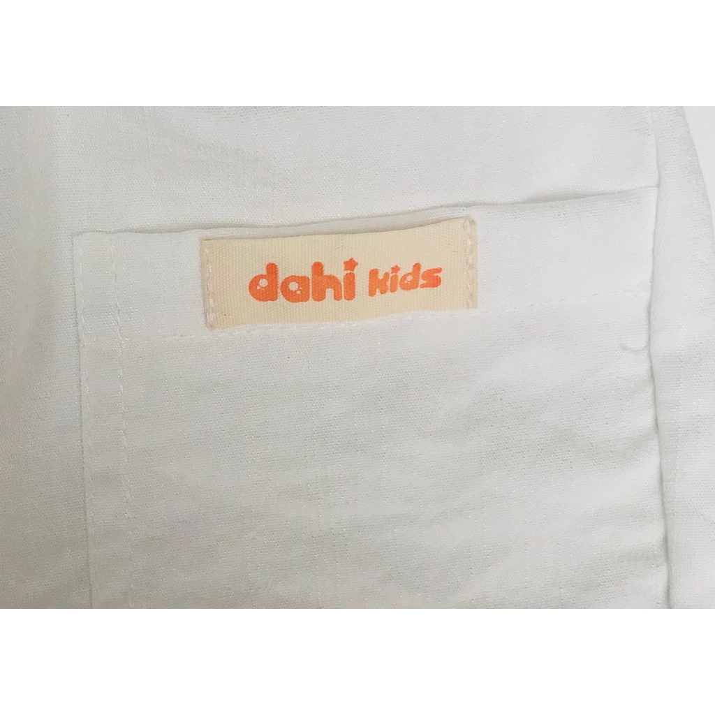 Quần Short Đùi Gắn Logo Cho Bé Trai Bé Gái Chất Đũi Xước Mát Nhẹ Thấm Hút Mồ Hôi Size 10-35kg