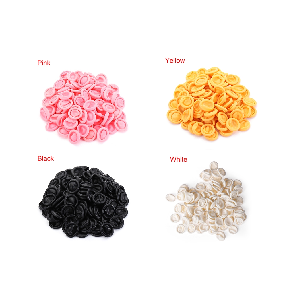 100/ 300 Găng bảo vệ đầu ngón tay chất liệu cao su chống tĩnh điện