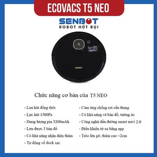 Robot Hút Bụi Ecovacs T5 NEO (OZMO920) - Hàng Mới Khui Hộp - SENBOT.VN