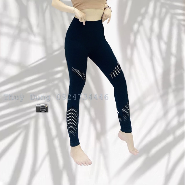 Quần dài đục lỗ gym shark thích hợp với các hoạt động thể thao như tập gym, yoga, chạy bộ