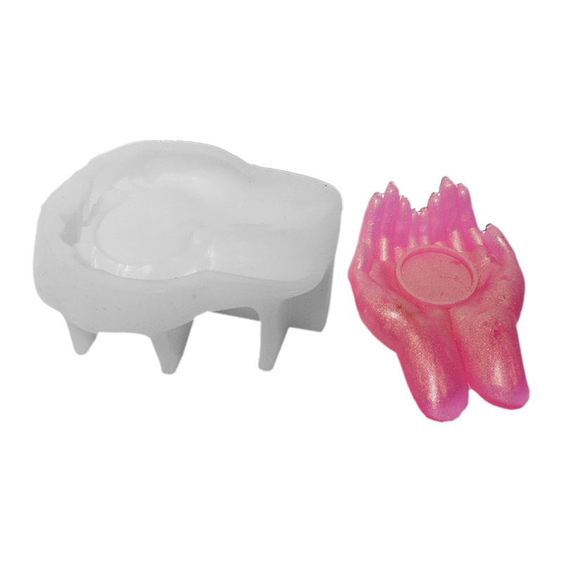 Sa Khuôn Silicon Làm Đế Nến Bằng Resin DIY