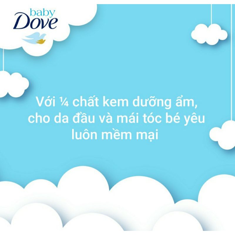 (Date 05/2022) Dầu gội Baby Dove nuôi dưỡng chuyên sâu 200ml