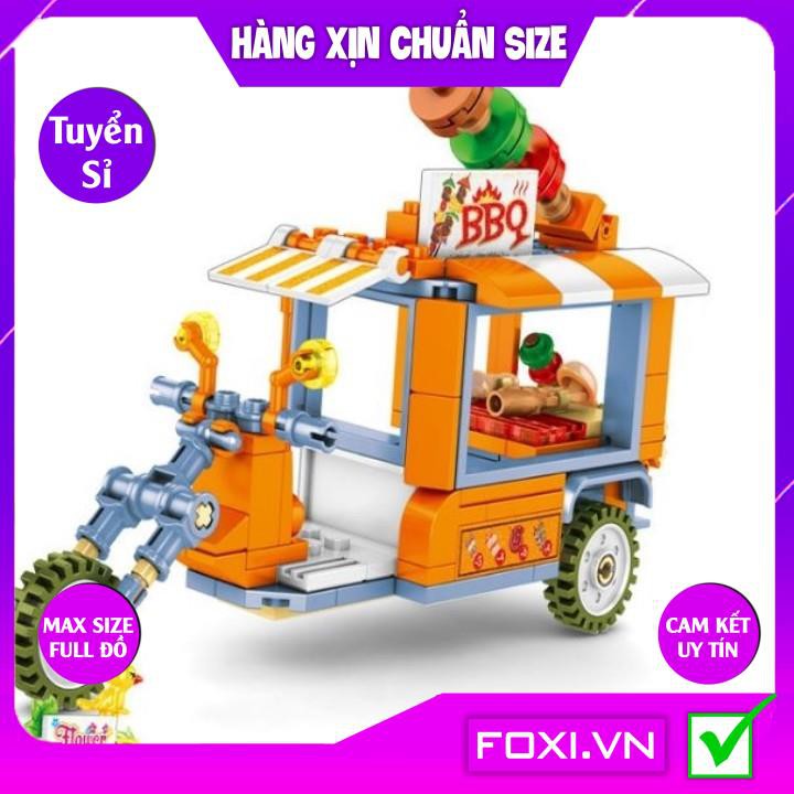 Đồ Chơi Lego Lắp Ráp Cửa Hàng Lưu Động-Trò chơi giải trí bé yêu-phát triển tư duy thông minh IQ-Xếp hình-Nhiều mẫu đẹp