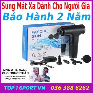 Máy mát xa massage body đa năng cầm tay Fascial Gun Phoenix thế hệ mới- Tặng kèm 04 đầu mát xa - Thiết bị mát xa cao cấp