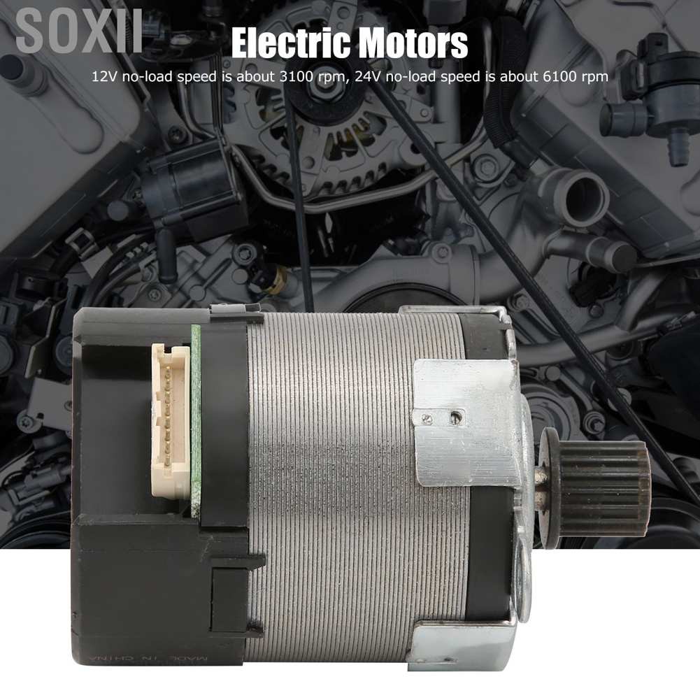 CHANNEL Động Cơ Servo Không Chổi Than Soxii Dc 12~24v 3100-6100rpm Với Kênh Đôi 100 Line