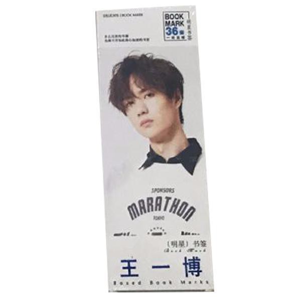 Bookmark Vương Nhất Bác Lam Vong Cơ Trần Tình Lệnh Ma Đạo Tổ Sư hộp ảnh tập ảnh đánh dấu sách kẹp sách tiện lợi 36 tấm