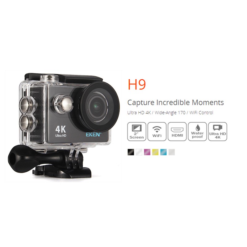 Camera thể thao Eken H9R ver 8 tặng tặng kèm gậy selfire cho camera thể thao chính hãng eken