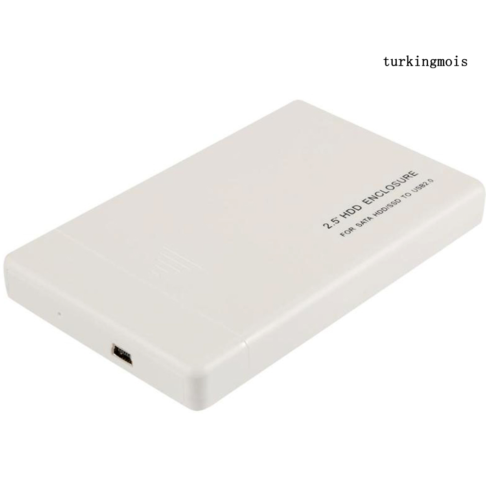 Hộp Đựng Ổ Cứng Ngoài 480m / Bps 2.5inch Sata Usb 2.0 Kèm Phụ Kiện | BigBuy360 - bigbuy360.vn