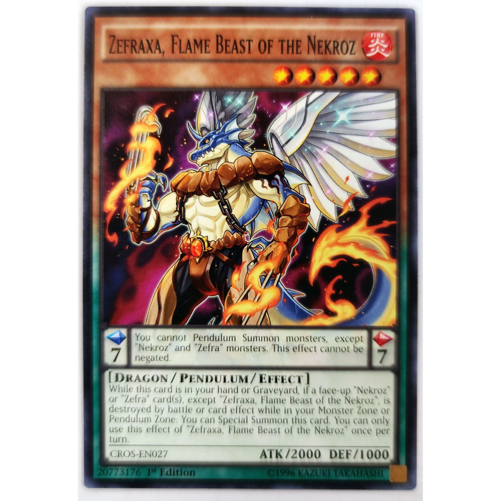 [Thẻ Yugioh] Zefraxa, Flame Beast of the Nekroz |EN| Common