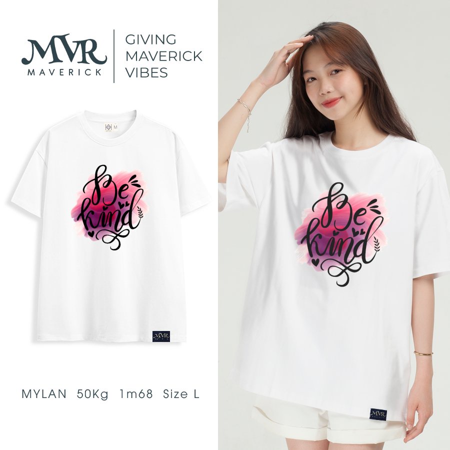 Áo thun nữ phom rộng Cotton thoáng mát chiếc áo về sự tử tế MVR KK3834