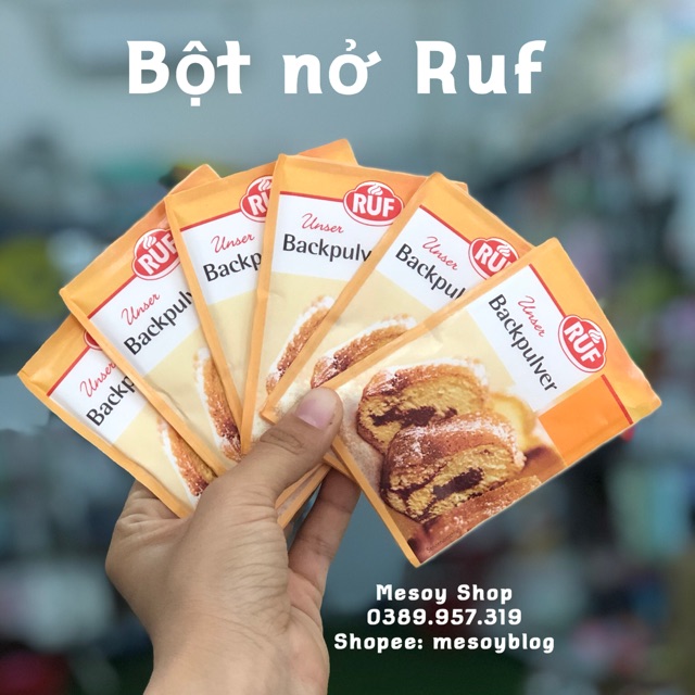 Bột nở an toàn hiệu Ruf 15gr làm bông lan/mufifin/ gato