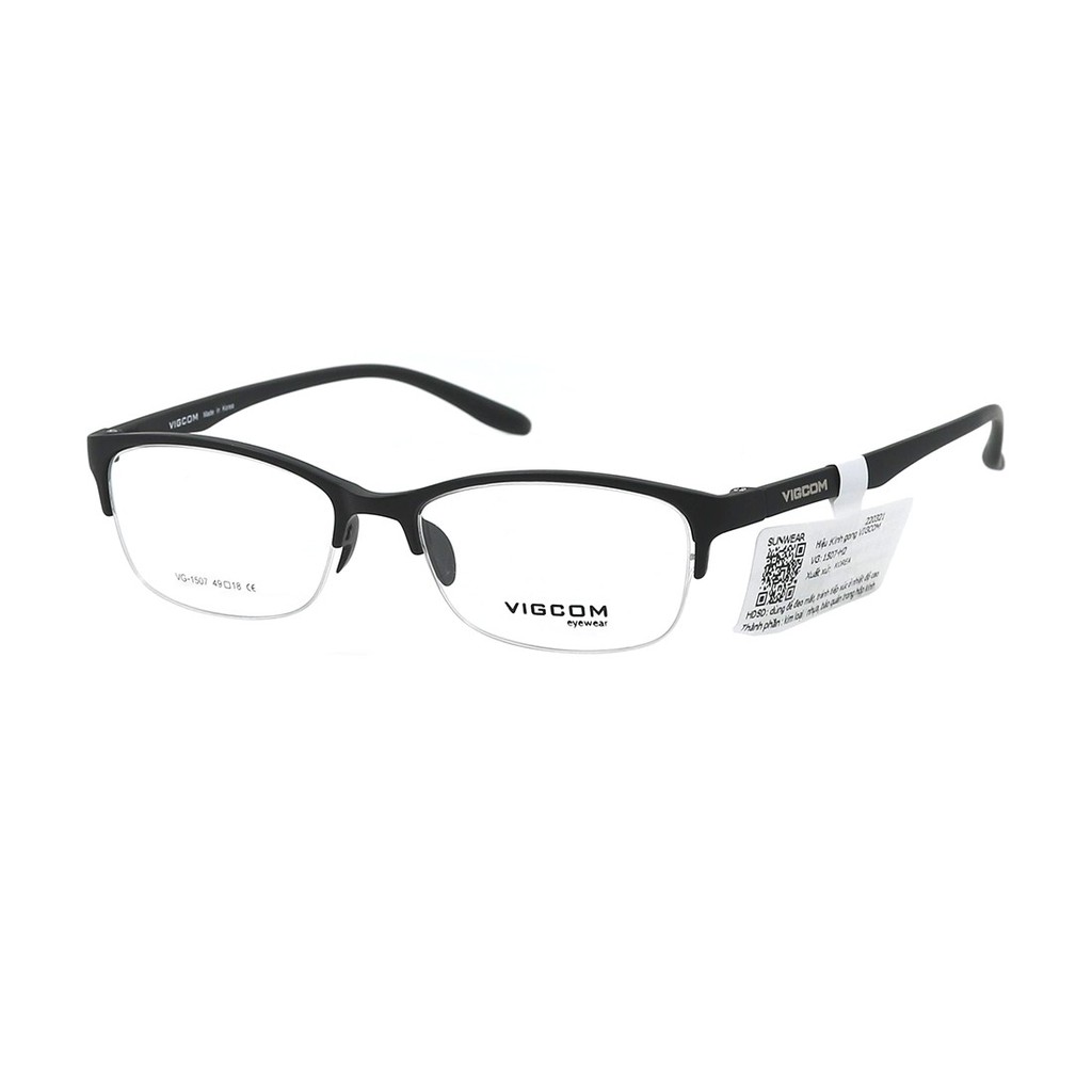 (Hàng chính hãng) Gọng kính nam nữ Vigcom VG1507 màu sắc thời trang