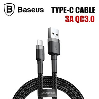 Cáp sạc nhanh Baseus Cafule Micro USB / Type C / Iphone 1m / 2m , 2.4A, Quick charge 3.0