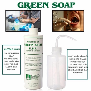 Nước rửa hình xam green soap