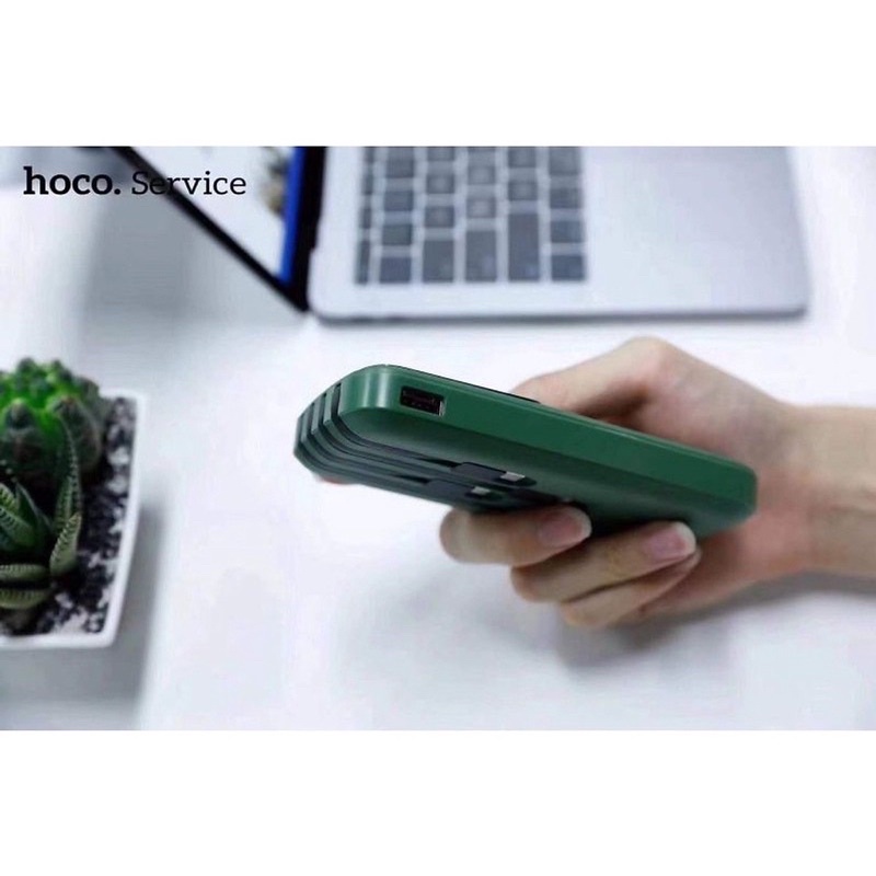✔FREESHIP✔Pin Sạc Dự Phòng Đa Năng 10000 MAH -Hoco CJ5-Tích hợp cáp sạc Lighting cho IPhone-Micro Type c-Samsung-Android