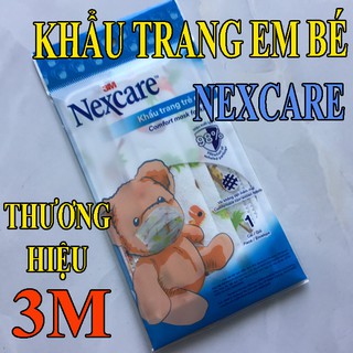 Khẩu trang trẻ em Nexcare - Thương hiệu 3M của Mỹ, khautrang