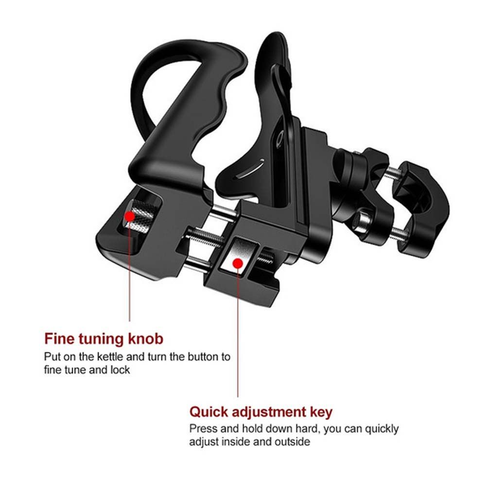 Giá đỡ bình nước gắn tay lái xe đạp / xe máy bằng nylon và sợi thủy tinh 0.78 '' 1.25 ''