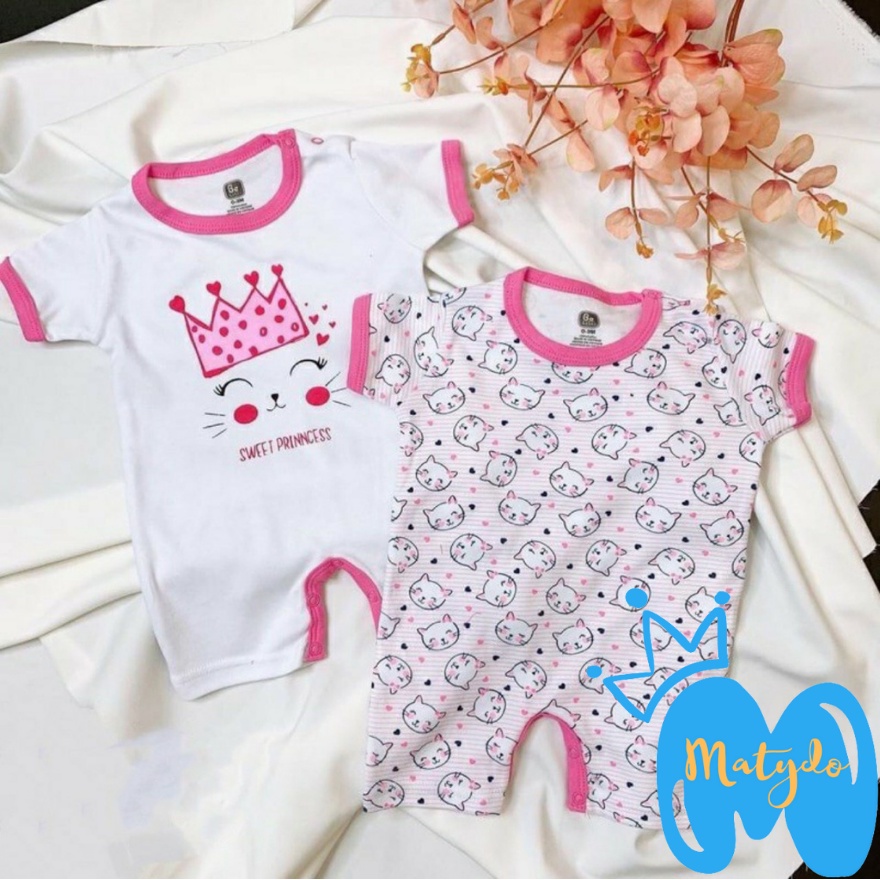 Body đùi cộc tay chất cotton giá rẻ nhiều hình đáng yêu bộ đồ liền thân cho bé trai bé gái từ 0 đến 12 tháng