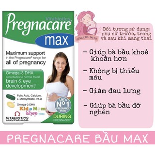 Vitamin Bầu Pregnacare Max