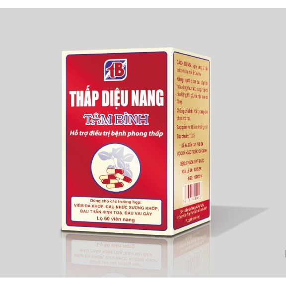 Thấp Diệu Nang Tâm Bình (Hộp 60 viên)