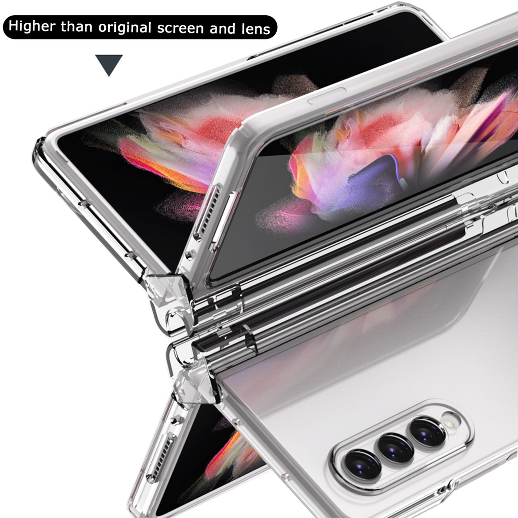 Ninki Ốp Z Fold 4/Z Fold 3 Điện Thoại Chống Sốc Bảo Vệ Màn Hình Và Bút Cảm Ứng Cho Samsung Galaxy Z Fold 4 5G 2022/Z Fold 3 5G 2021