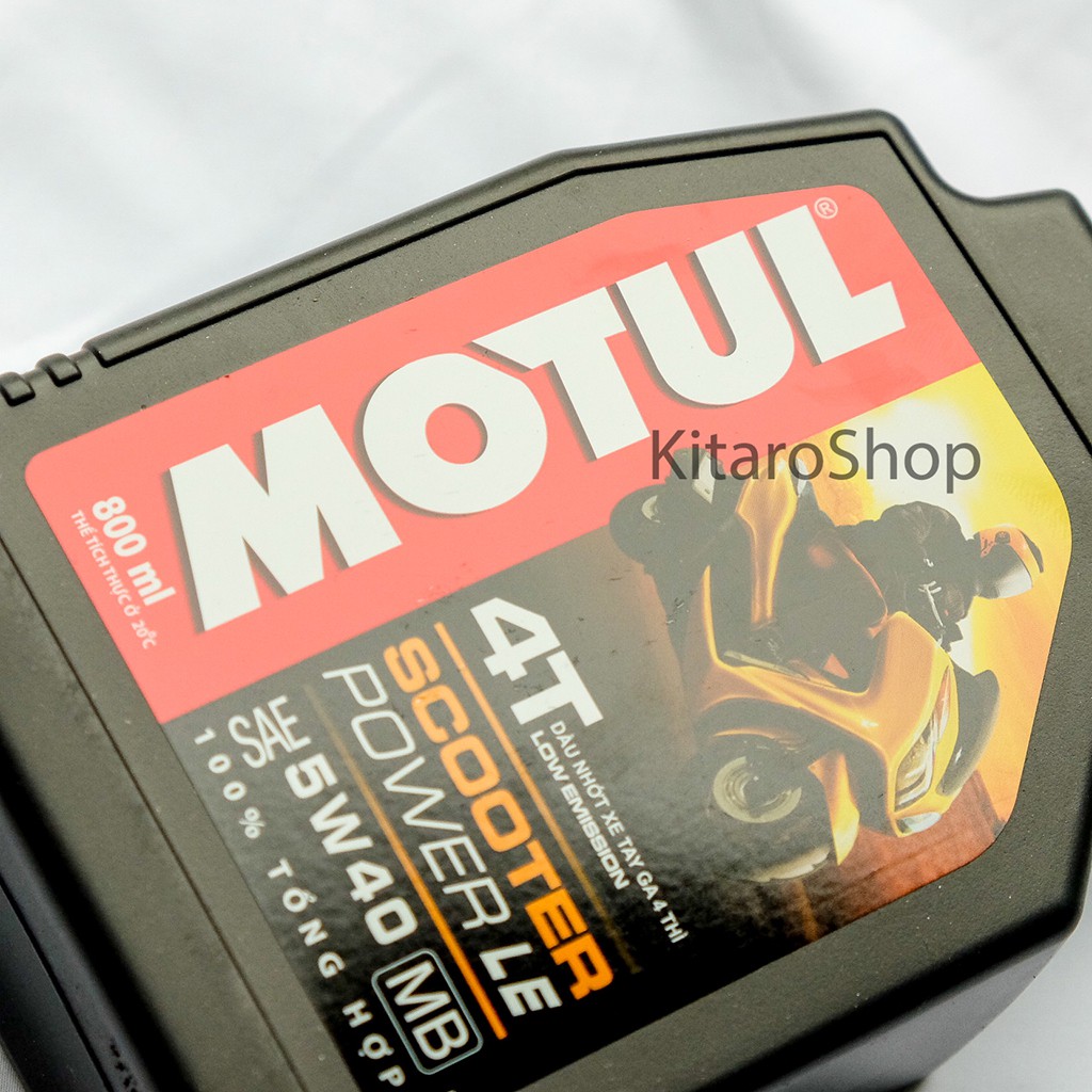 Nhớt tổng hợp 100% xe tay ga MOTUL SCOOTER POWER LE 5W40