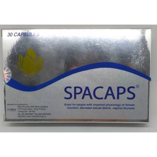 Spacaps viên uống cải thiện khô hạn âm đạo