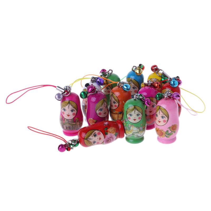 Móc khóa phối búp bê Nga Matryoshka thiết kế độc đáo