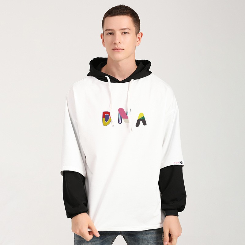 Áo Khoác Hoodie Dáng Rộng In Hình Nhóm Nhạc Bts Thời Trang Xuân Thu Mới