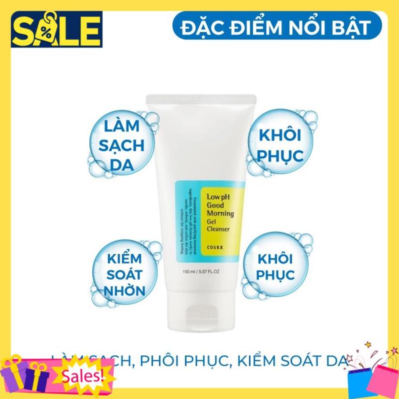 Sữa rửa mặt Cosrx Low pH Good Morning Gel Cleanser | BigBuy360 - bigbuy360.vn