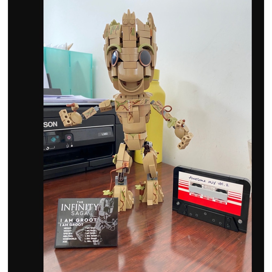Đồ chơi lắp ráp mô hình marver super heroes guardians 2014 nhân vật Groot