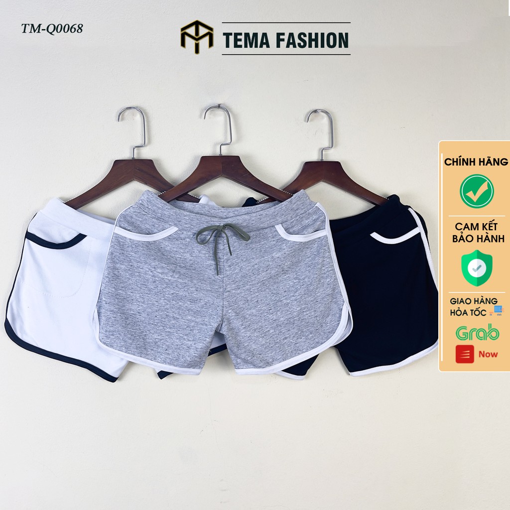 Quần đùi nữ MIA 1992 cao cấp - Quần short nữ basic thể thao kẻ viền bắt mắt chất Umi siêu thoáng mát