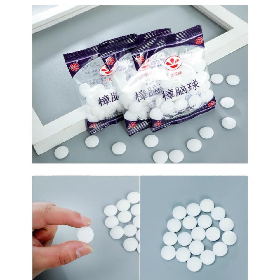 BĂNG PHIẾN, LONG NÃO THƠM KHỬ MÙI, ĐUỔI KIẾN GIÁN CÔN TRÙNG GÓI 20 VIÊN