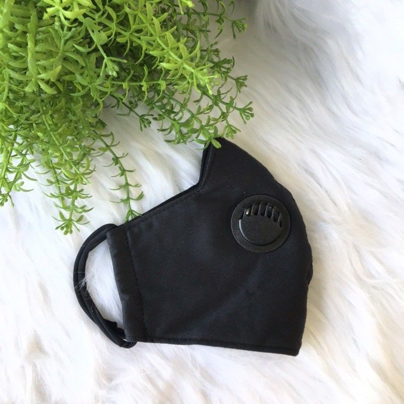 KHẨU TRANG VẢI KHÁNG KHUẨN CÓ VAN THỞ CHUYÊN DÙNG THÊU LÔ GÔ SIZE TO ÔM KÍN MẶT DÀNH CHO NAM | BigBuy360 - bigbuy360.vn