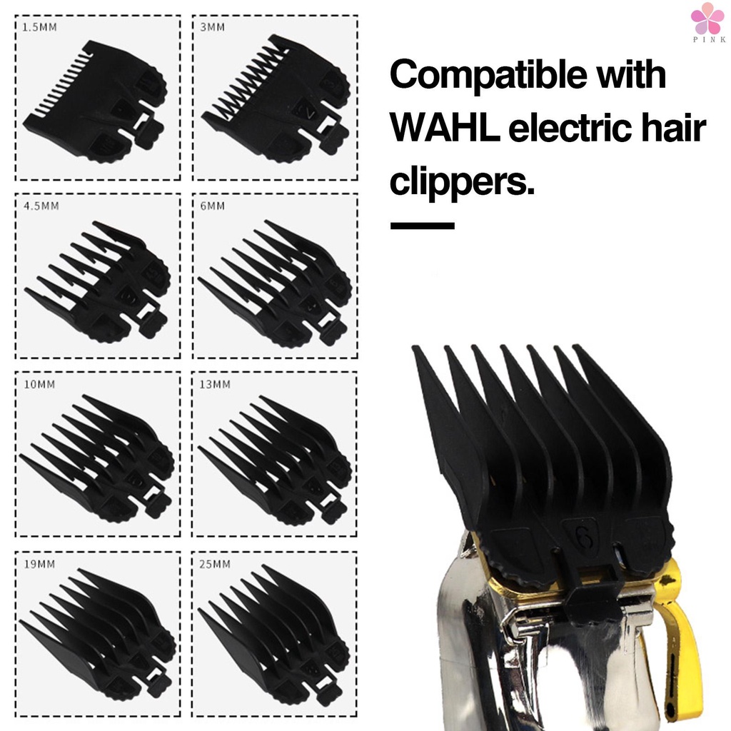 Bộ Tông Đơ Cắt Tóc Chuyên Nghiệp 8 Kích Cỡ Cho Wahl