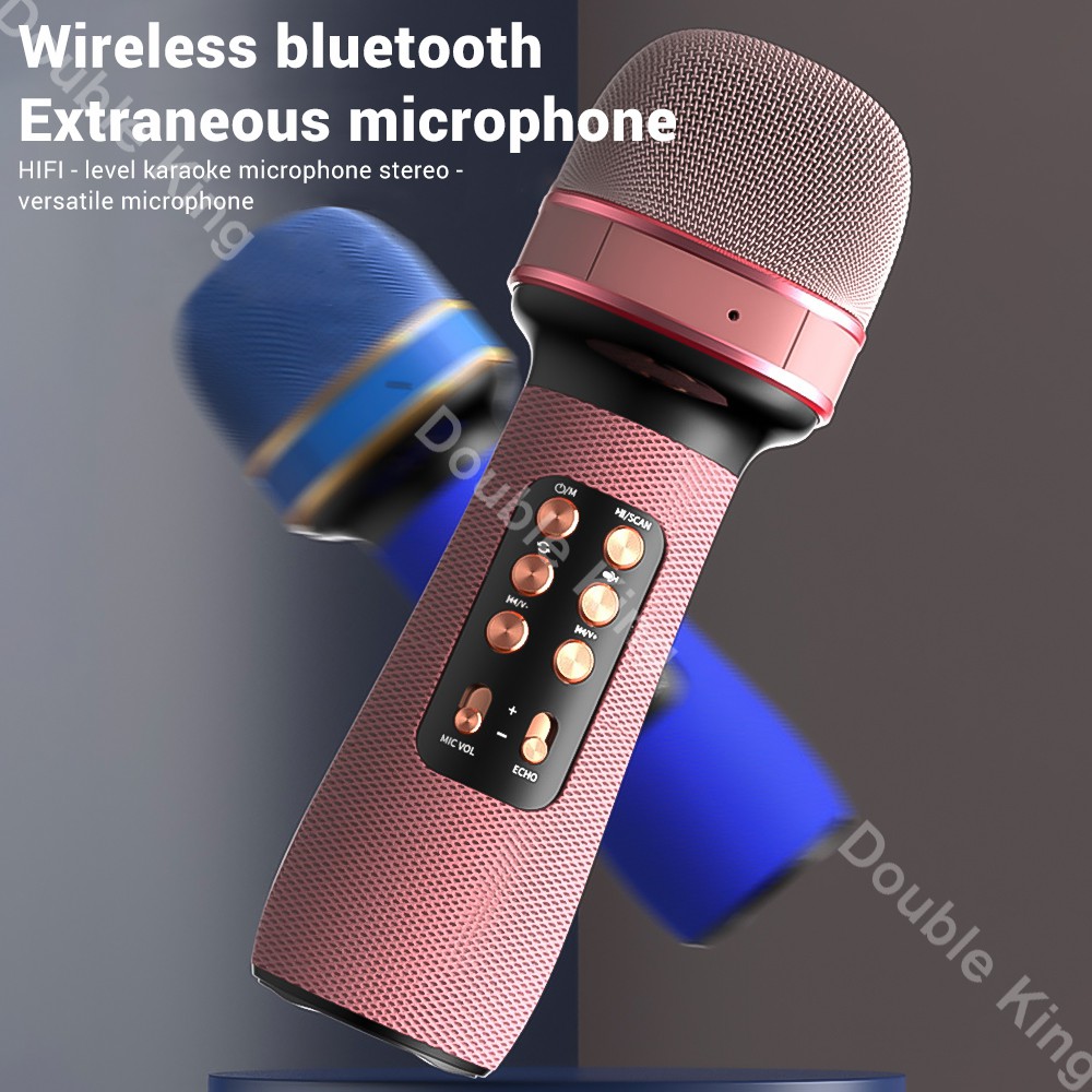 Micro cầm tay Bluetooth Karaoke Loa chất lượng cao Mic hát Hệ thống TV thông minh iOS Android WS-898
