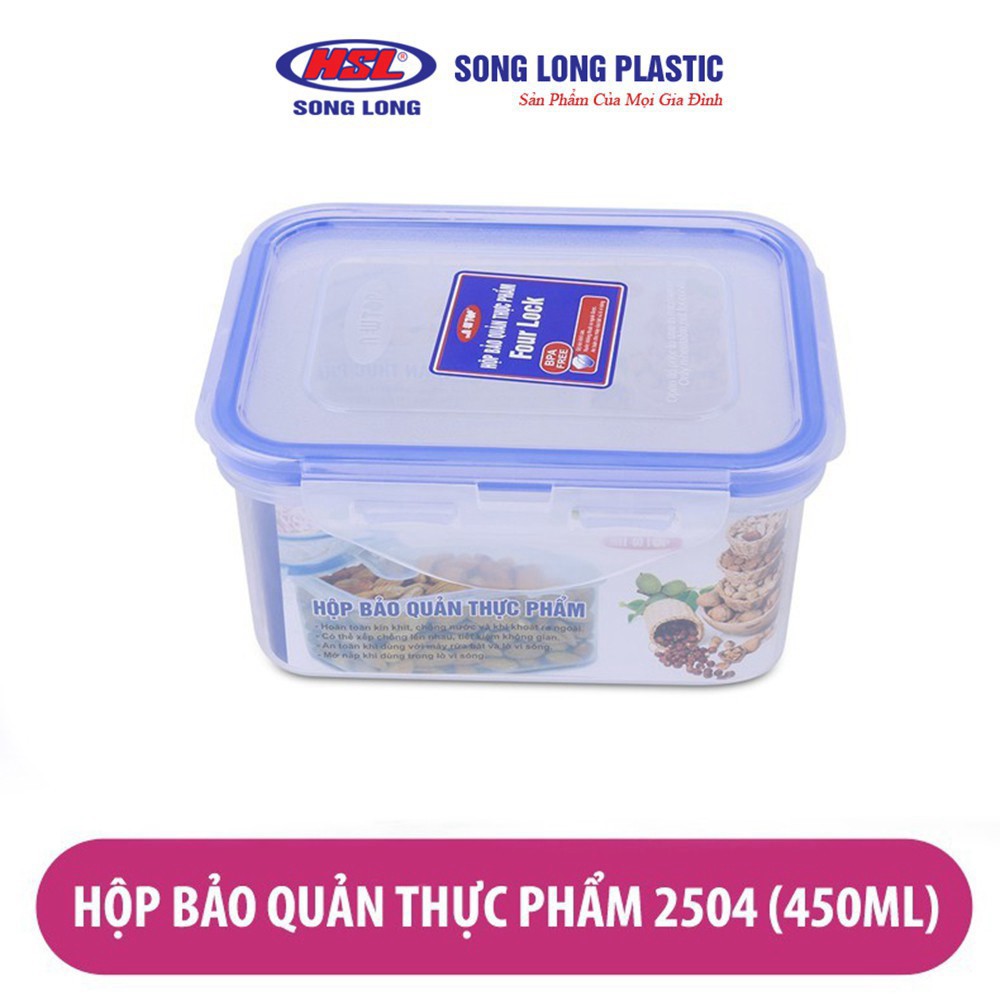 Bộ 4 Hộp Đựng Bảo Quản Thực Phẩm FOUR LOCK 250X | BigBuy360 - bigbuy360.vn