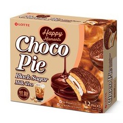 [5 vị] Hộp 12 bánh Chocopie Lotte Hàn Quốc 336g (trà sữa, socola, matcha trà xanh, chuối, cacao )