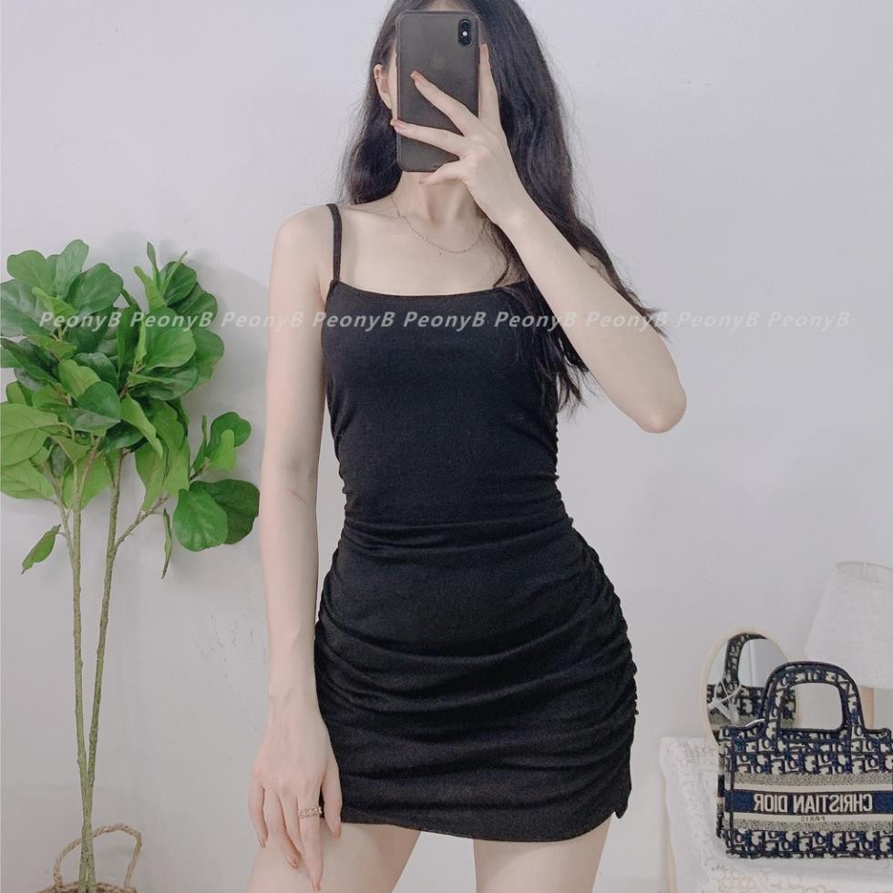 Váy ôm body hai dây sợi bún bóp eo sexy 3 màu. H.ANNN. Đầm body ulzzang nữ siêu xinh sexy | BigBuy360 - bigbuy360.vn