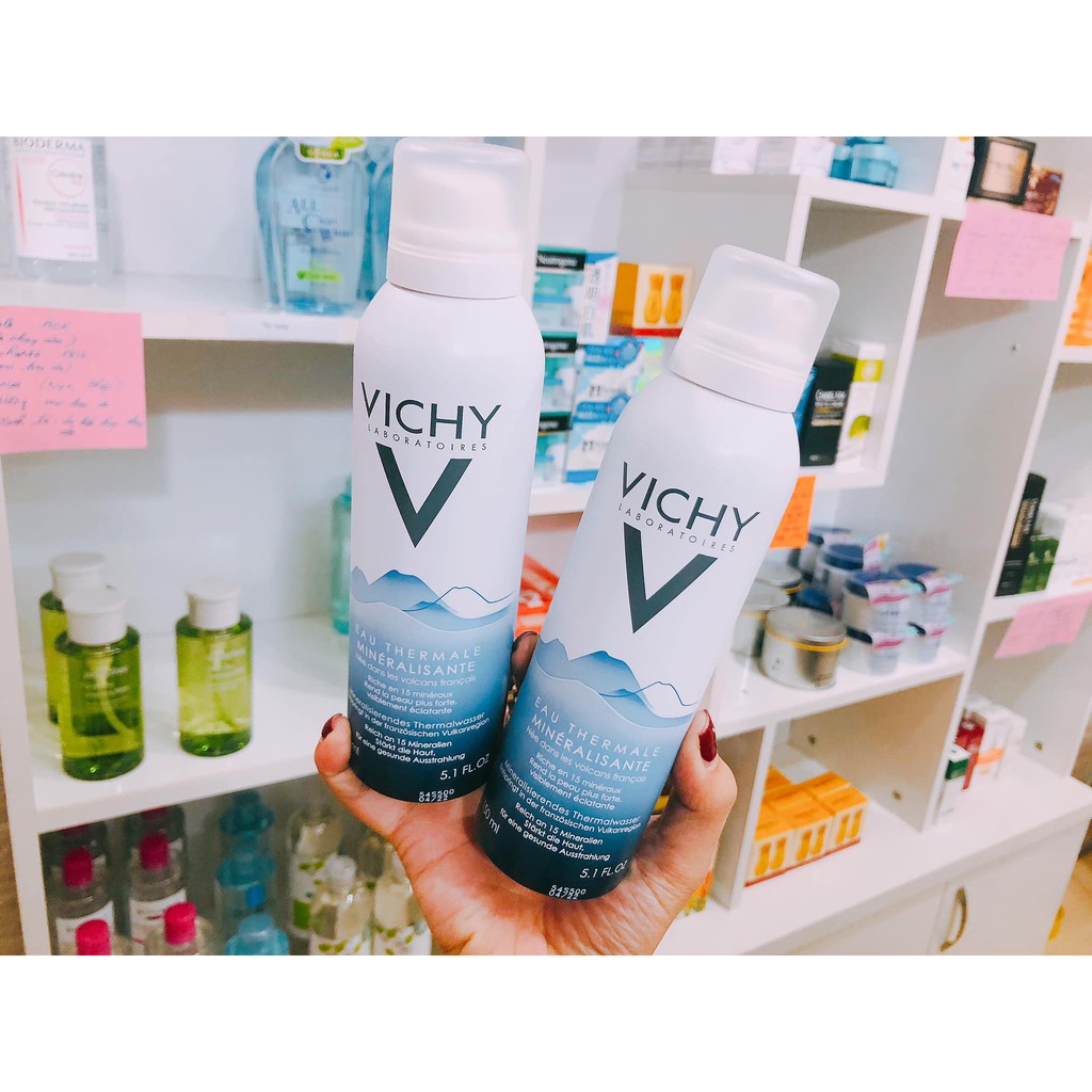 Nước Xịt Khoáng Vichy Dưỡng Da  Cấp Nước cho da 150ml HÀNG CHUẨN