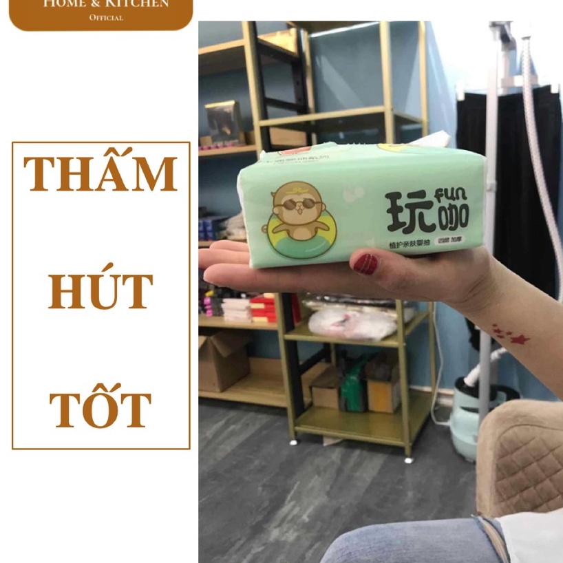 [SUPER SALE] Khăn giấy giấy lau giấy ăn Tôn Ngộ Không Bịch 280 tờ