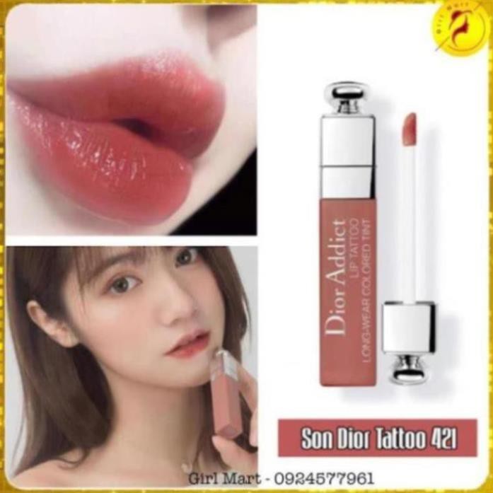 Dior Addict Lip Tattoo chính hãng mới nhất đáng mua nhất mọi thời đại son màu cam đất, cam đỏ, đỏ berry, hồng san hô