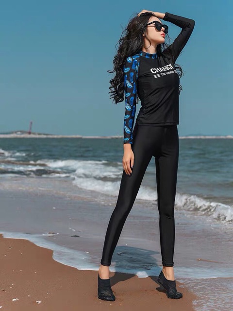 Đồ bơi đôi tay dài quần dài | BigBuy360 - bigbuy360.vn