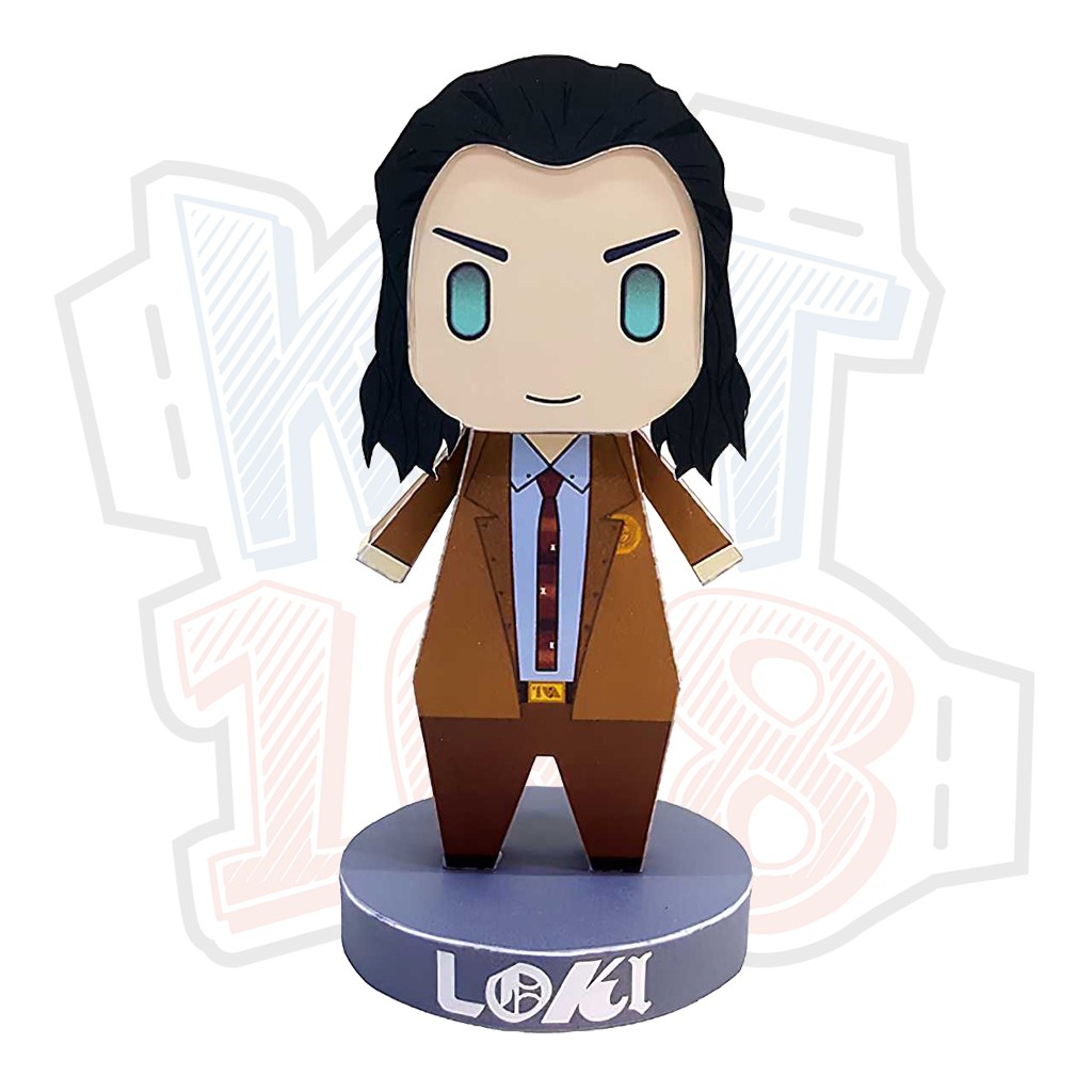 Mô hình giấy Anime Chibi Loki – Marvel