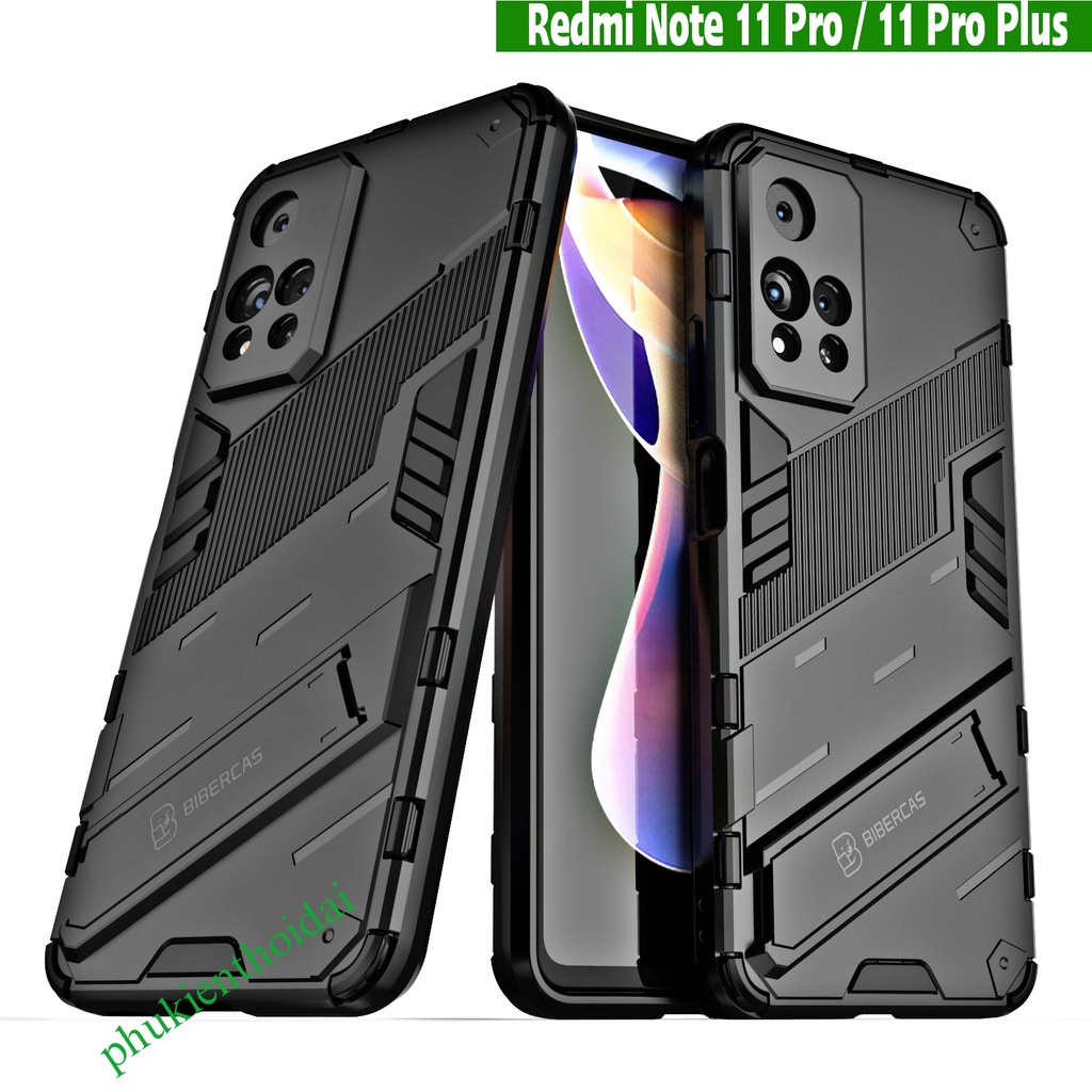 Ốp lưng Redmi Note 11 Pro China / Note 11 Pro 5G Iron Man Ver 2 chống sốc giá đỡ xem phim bảo vệ camera cao cấp
