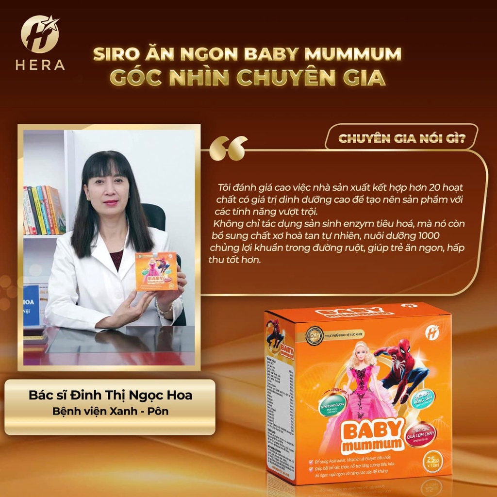 Siro ăn ngon BABY MUMMUM Siro Ăn Ngon Hera