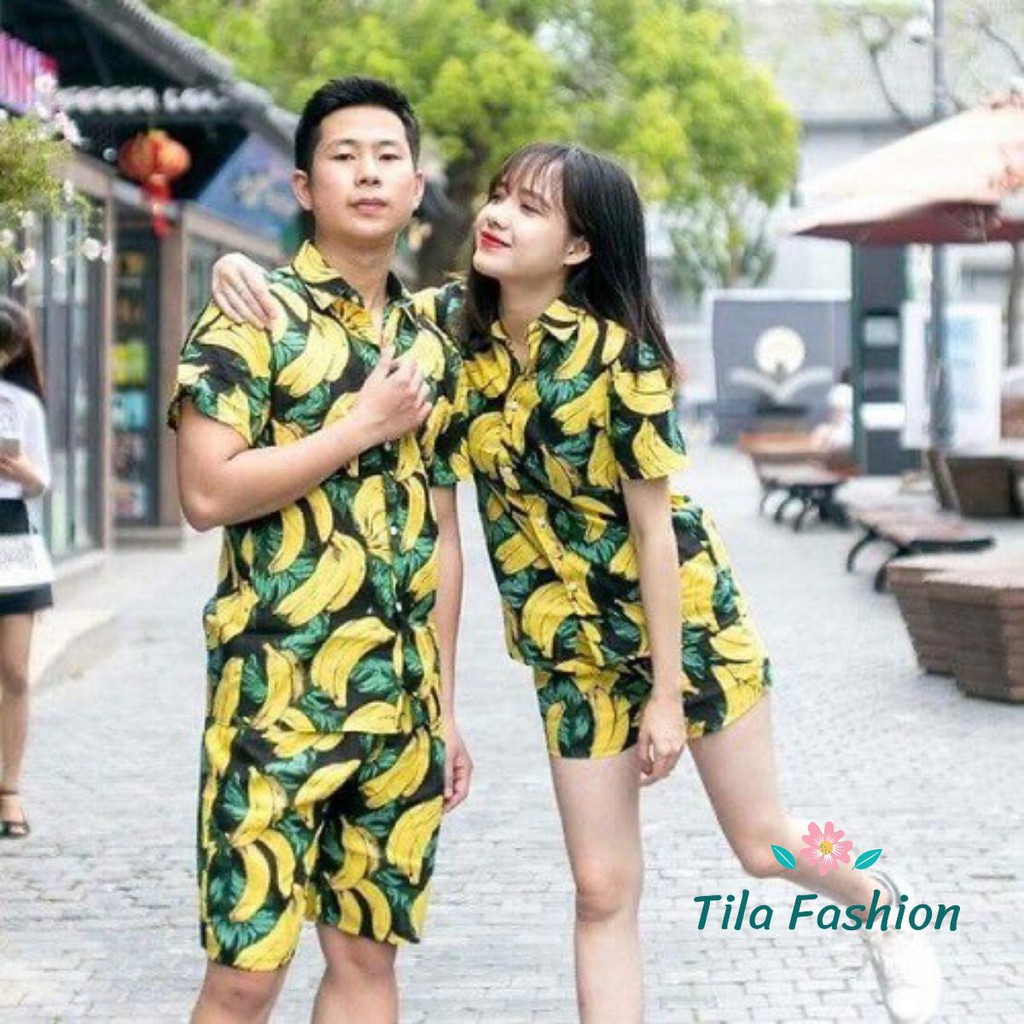 ĐỒ BỘ TRÁI CÂY ĐI BIỂN NHÓM ĐỦ SIZE - TILA FASHION SHOP