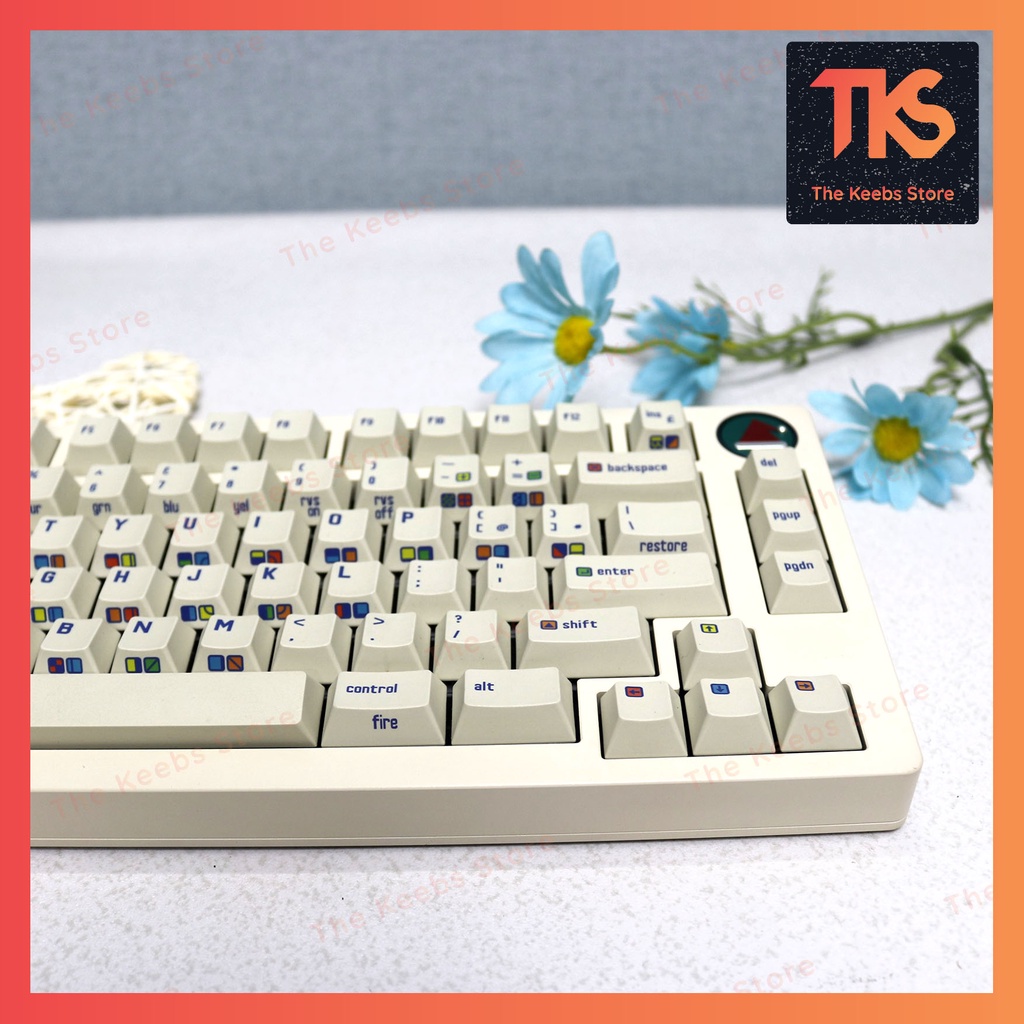 Keycap C64 v2 Clone | F64 v2 | Profile Cherry | PBT Dyesub | Nút bàn phím cơ | TKS