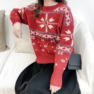 Áo len hoạ tiết